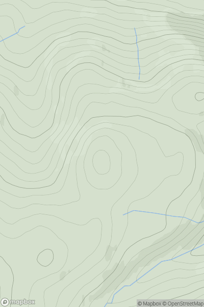 Thumbnail image for White Law [Northumberland] [NT942290] showing contour plot for surrounding peak